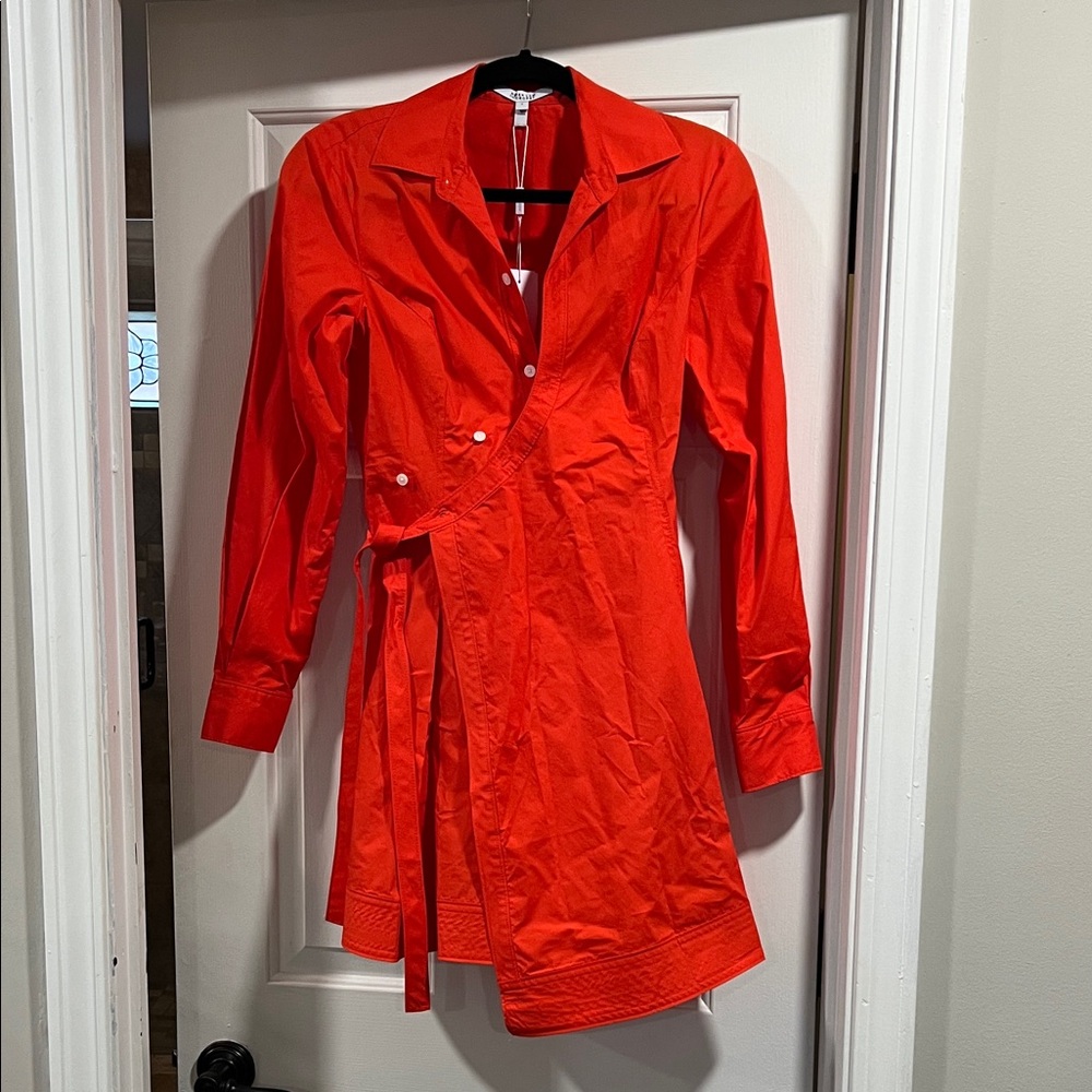 10 Crosby Derek Lam Wrap Shirt Dress